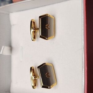 Charles Jourdan Cufflinks Gold Plated tone
